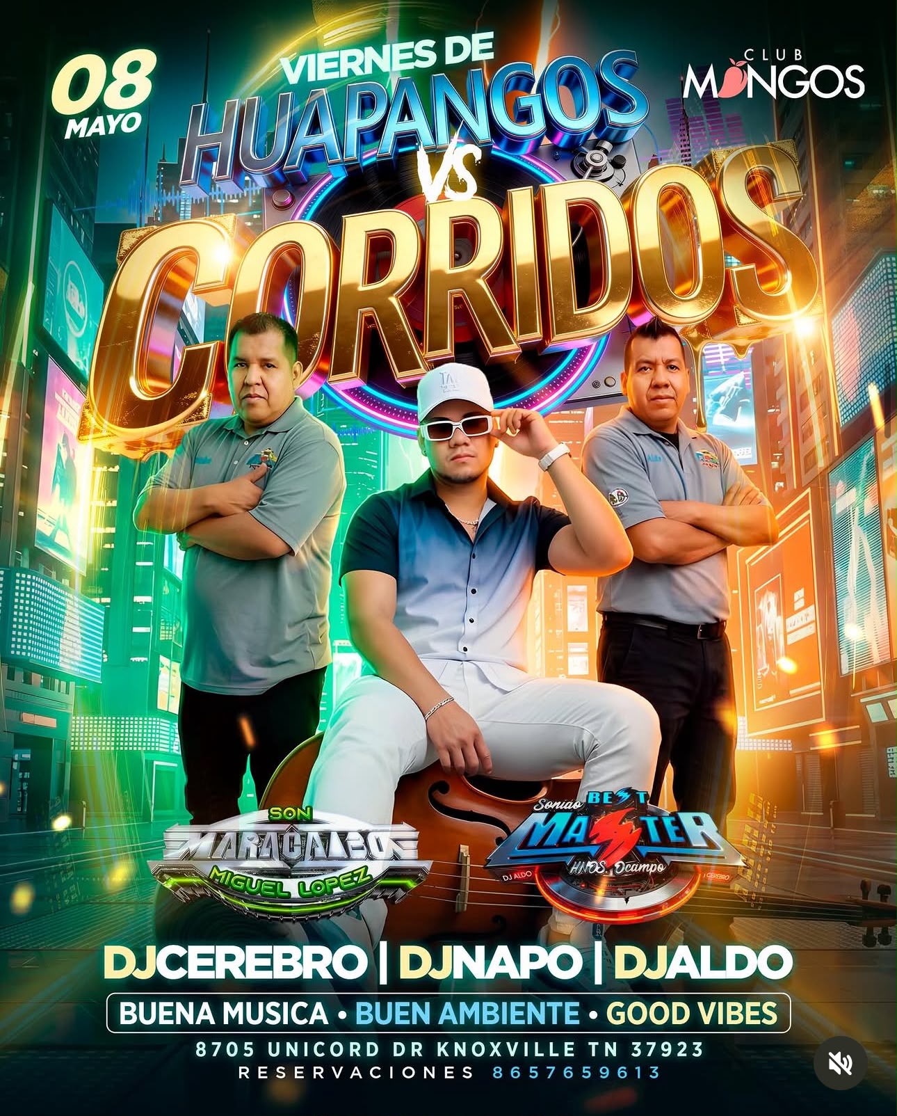 Flyer evento DJ Napo 4